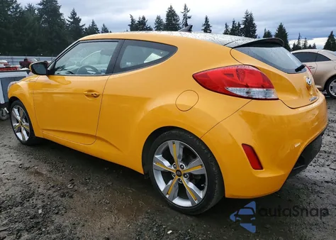 2017 Hyundai Veloster z USA, uszkodzony, nr VIN KMHTC6AD3HU318204